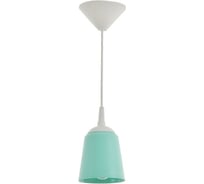 Светильник BayerLux "Цилиндр" E27, 15Вт, лазурный, 11х11х12-62 см 7054152