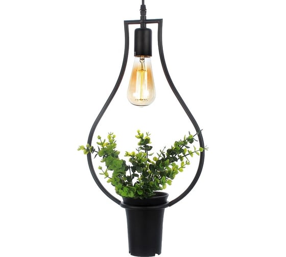 Светильник BayerLux Лампа черный, 1x40W, E27, 12x34x48 см 2612358