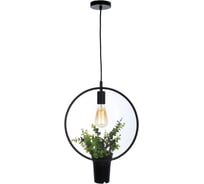 Светильник BayerLux Круг черный, 1x40W, E27, 12x34x48 см 2612360