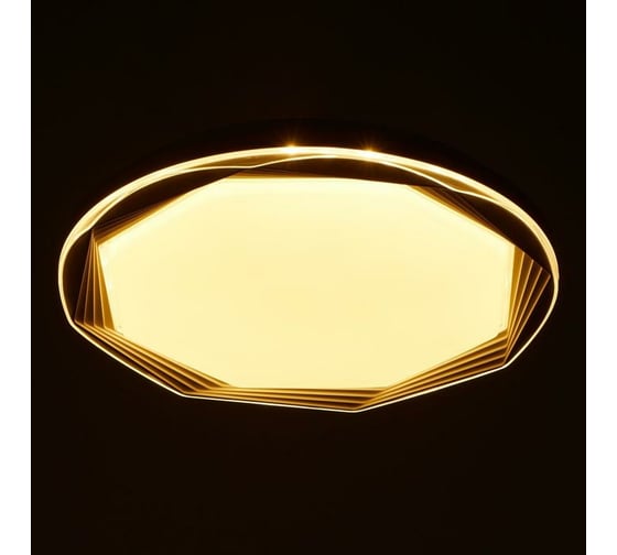 Светильник BayerLux с пультом ДУ 61152/1 LED 20+20Вт белый 40x40х7 см 5073761