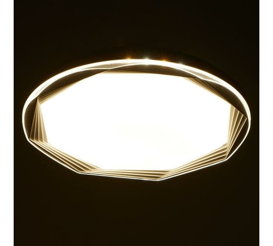 Светильник BayerLux с пультом ДУ 61152/1 LED 20+20Вт белый 40x40х7 см 5073761