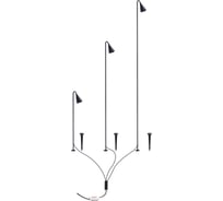 Уличный светильник ARTE LAMP A1084PA-3BK