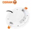 Встраиваемый светодиодный светильник Osram с декоративным стеклом DL GLASS 12W 3000K белый 4607194230723 3