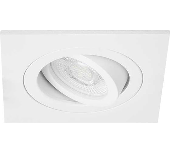 Встраиваемый cветильник Wolta ALTO mini под лампу MR11 с цоколем GU10 IP20 квадрат Бе WDL-MR11/01W-S 1