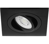 Встраиваемый cветильник Wolta ALTO mini под лампу MR11 с цоколем GU10 IP20 квадрат Ч WDL-MR11/01BL-S