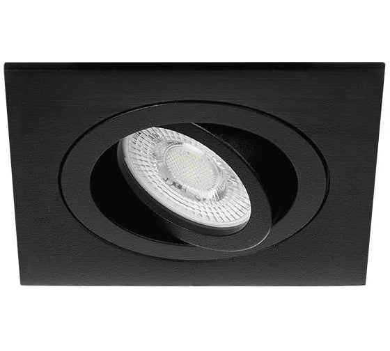 Встраиваемый cветильник Wolta ALTO mini под лампу MR11 с цоколем GU10 IP20 квадрат Ч WDL-MR11/01BL-S 1