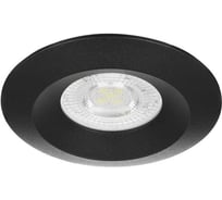 Встраиваемый cветильник WOLTA ACENTO под лампу MR11 с цоколем GU10 IP20 круглый Черн WDL-MR11/02BL-R