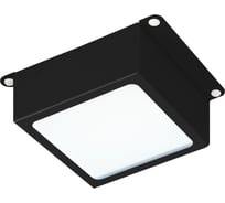 Светильник светодиодный ЭРА DVO21-08-O-4K80-5-B 8Вт 4000K 600Лм Домино черный грильято 100x100 Опал Б0069634