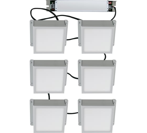 Светильник Uniel ULP-1010-42W/4000K IP54 GRILYATO OPAL WHITE KIT06 UL-00012835