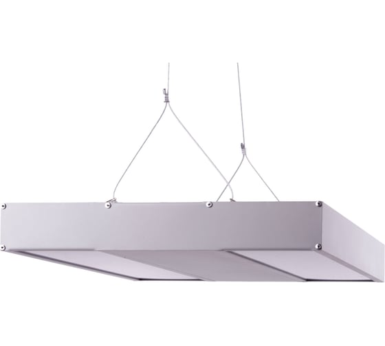 Светильник линейный светодиодный подвесной с фоновой подсветкой Uniel ULO-K16B 2x16W/4000K/L50 5W/3000K IP44 LIGHT GREY UL-00012590