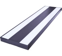 Светильник линейный светодиодный подвесной с фоновой подсветкой Uniel ULO-K16B 2x22W/4000K/L100 5W/RGB IP44 BLACK UL-00012597