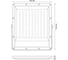 Прожектор Uniel ULF-F51D-200W/6500K IP65 200-240V GREY UL-00012761 5