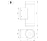 Светильник Arlight LGD-RAY-WALL-TWIN-R65-2x9W Warm3000 1шт 038154(1) 2