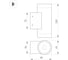 Светильник Arlight LGD-RAY-WALL-TWIN-R65-2x12W Warm3000 1шт 044231(1) 2