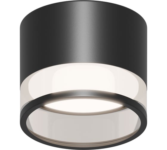 Светильник накладной под Led лампу Apeyron GX53, max 15Вт, IP20, черный, алюм.+ акрил, без лампы / 16-125 1