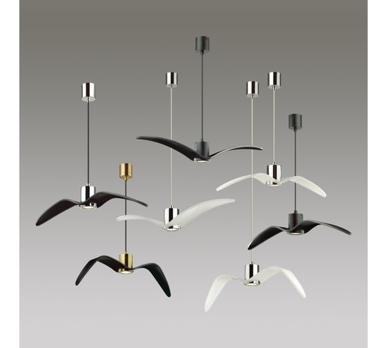 Подвес ODEON LIGHT GU10 LED 1*5W BIRDS 4900_1B
