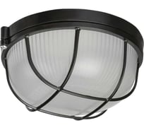 Светильник TDM ELECTRIC НПБ1302 черный/круг с решеткой 60Вт IP54 SQ0303-0033