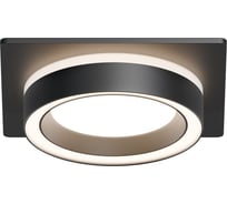 Светильник встраиваемый Apeyron под Led лампу, GX53, max 15Вт, IP20, врезн. отв. 95мм, черный, алюминий 16-103