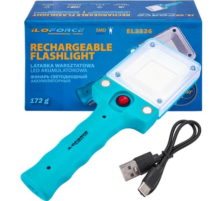 Фонарь светодиодный аккумуляторный iLOFORCE IF-EL2326(65833)