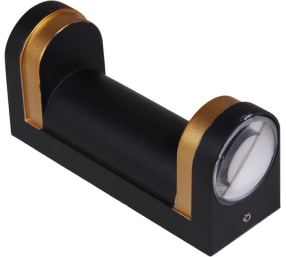 Уличный настенный светодиодный светильник ReLuce 86814-9.2-002TL COB2*3W BK+GD 86814-9.2-002TL COB2*3W BK+GD 1