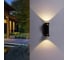 Уличный настенный светодиодный светильник ReLuce 86814-9.2-002TL COB2*3W BK+GD 86814-9.2-002TL COB2*3W BK+GD 2