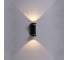 Уличный настенный светодиодный светильник ReLuce 86814-9.2-002TL COB2*3W BK+GD 86814-9.2-002TL COB2*3W BK+GD 3