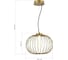 Светильник подвесной ST-Luce ST luce Золотистый/Золотистый LED 1х3000K SL61х3.01 SL6124.203.01 4