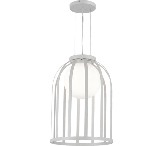 Светильник подвесной ST LUCE белый/белый E27 1*60W SL6129.503.01 1