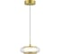 Светильник подвесной ST-Luce золото/прозрачный LED 1х7W 3000K ST luce SL6239.203.01 1