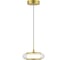 Светильник подвесной ST-Luce золото/прозрачный LED 1х7W 3000K ST luce SL6239.203.01 3