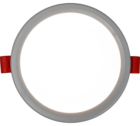 Светодиодная круглая встраиваемая панель OGM с регулировкой, 6Вт, 500Лм, ДБ, 100х24мм. LP-02