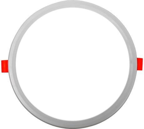 Светодиодная круглая встраиваемая панель OGM с регулировкой, 15Вт, 1200Лм, ДБ, 175х24мм. LP-08