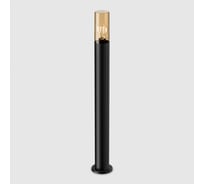 Садово-парковый светильник General Lighting Systems Элегант GPF-E27-M-IP65 черный+золотой, высокий 662393