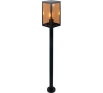 Садово-парковый светильник General Lighting Systems Лофт GPF-E27-M-IP65 черный+золотой, высокий 662402