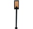 Садово-парковый светильник General Lighting Systems Лофт GPF-E27-M-IP65 черный+золотой, высокий 662402 3