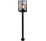 Садово-парковый светильник General Lighting Systems Лофт GPF-E27-M-IP65 черный+дымчатый, высокий 662404 1