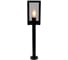 Садово-парковый светильник General Lighting Systems Лофт GPF-E27-M-IP65 черный+дымчатый, средний 662403 2