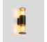 Фасадный светильник General Lighting Systems Модэли GWL-2E27-IP65 черный+золотой, с сенсором 662468 1