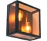 Фасадный светильник General Lighting Systems Лофт GWL-2E27-IP65 черный+золотой 662475 1