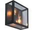 Фасадный светильник General Lighting Systems Лофт GWL-2E27-IP65 черный+дымчатый 662476 1