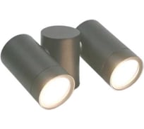 Фасадный светильник General Lighting Systems Люмикс GWL-2MR16-GU10-R-IP65 графит 662491