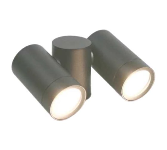 Фасадный светильник General Lighting Systems Люмикс GWL-2MR16-GU10-R-IP65 графит 662491 1