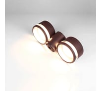 Фасадный светильник General Lighting Systems Иллюмакс GWL-2GX53-M-IP65 коричневый 662495