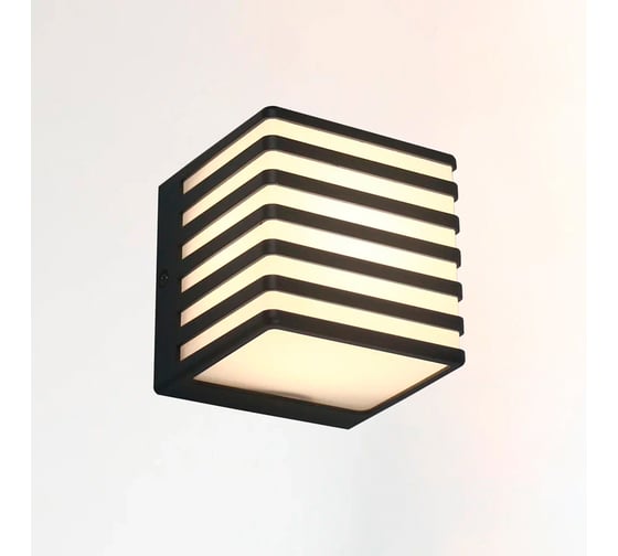 Фасадный светильник General Lighting Systems Куб GWL-GX53-M-IP65 черный 662668 1