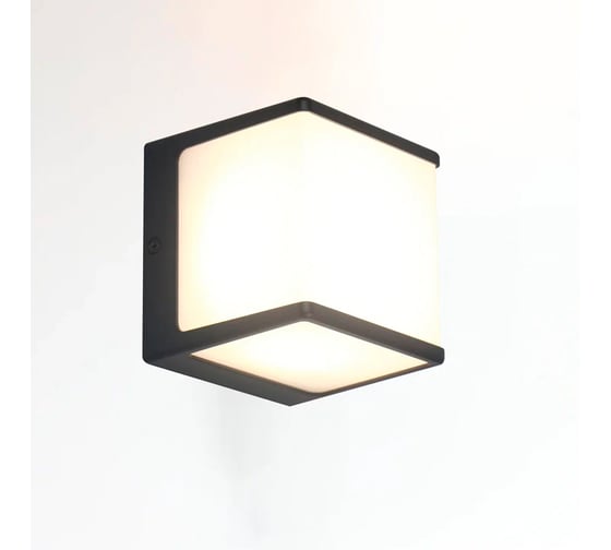 Фасадный светильник General Lighting Systems Куб GWL-GX53-M-IP65 черный 662669 1