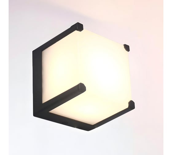 Фасадный светильник General Lighting Systems Куб GWL-GX53-M-IP65 черный 662670 1