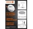 Встраиваемый светодиодный светильник OSRAM DL FRADJ 9W 3000K безрамочный, с регулируемым монтажным отверстием 4607194230822 7