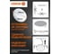 Встраиваемый светодиодный светильник OSRAM DL FRADJ 15W 3000K безрамочный, с регулируемым монтажным отверстием 4607194230877 7