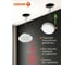 Встраиваемый светодиодный светильник OSRAM DL FRADJ 12W 3000K безрамочный, с регулируемым монтажным отверстием 4607194230853 6