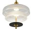 Светильник подвесной ST-Luce Латунь/Прозрачный, Латунь LED 1х8W 3000K ST luce SL6122.313.01 2